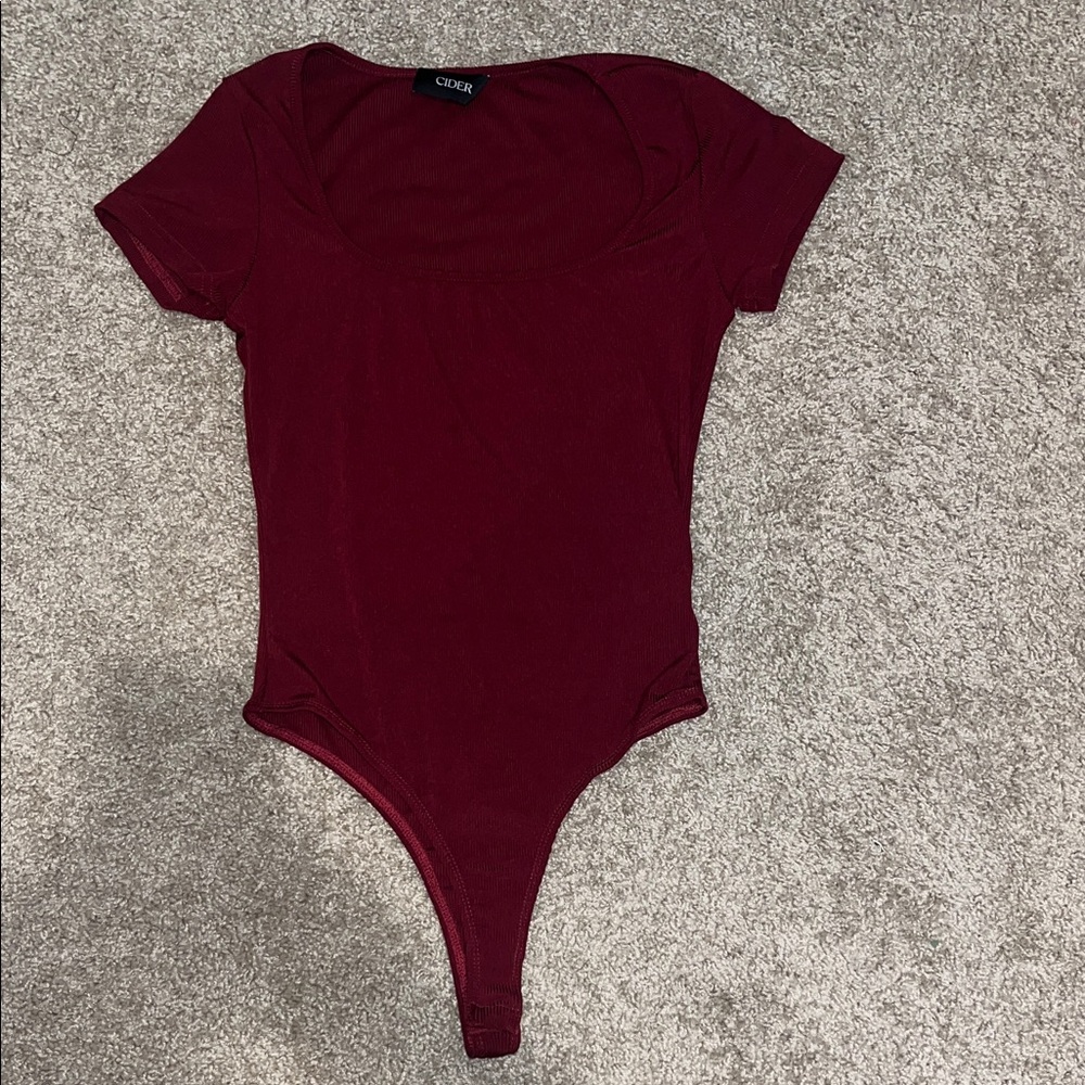 Cider Burgundy Bodysuit